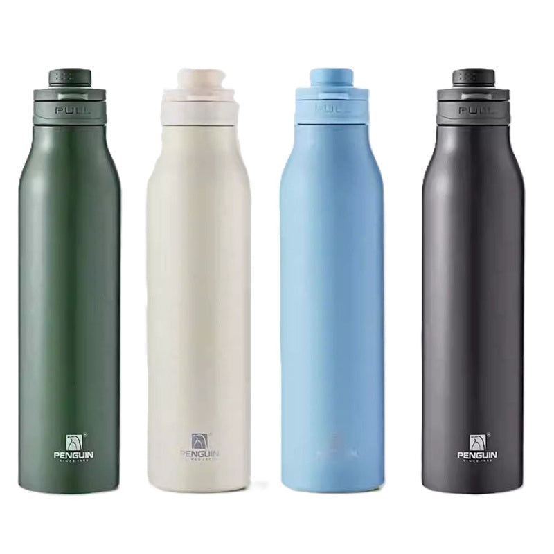 800ml Slim Stainless Steel Vacuum Flask – Imported Thermal Bottle for Hot & Cold Drinks
