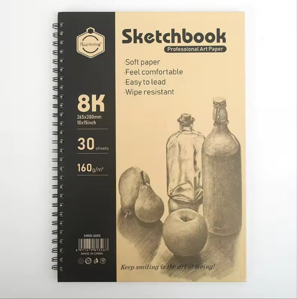 Keep Smiling Professional Art Paper Sketch Book