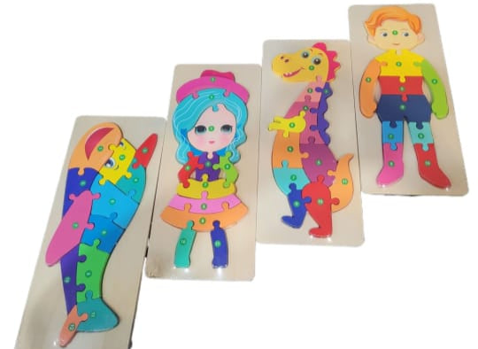 Puzzle Animal Number Educational Games Set - Fun Wooden Montessori Toys for 1-6 Year Olds, Perfect Gift for Girls and Boys with Cute Animal Shape Matching and Colorful Numbered Puzzles
