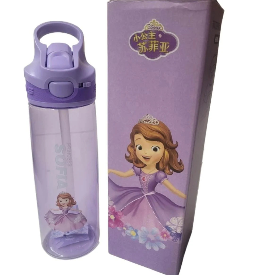 For Kids Marvel 650ML Tritan Water Bottle – Stylish Cap, Push Button Opening, Slim Design, Lightweight & Colorful – Perfect for School & Everyday Use