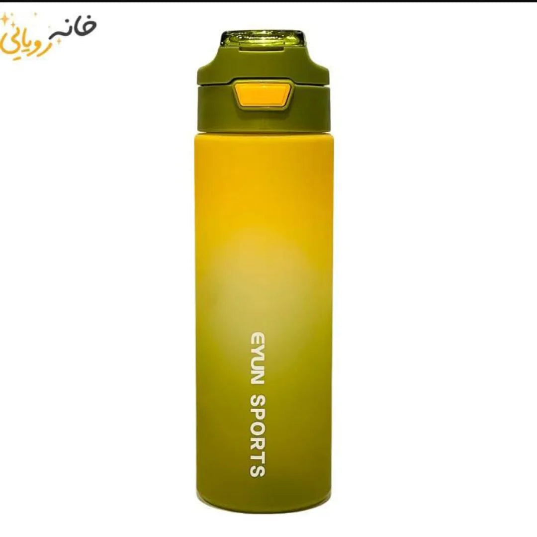 HydraSport 1000ml Leak-Proof Water Bottle with Antibacterial Straw & Carry Strap