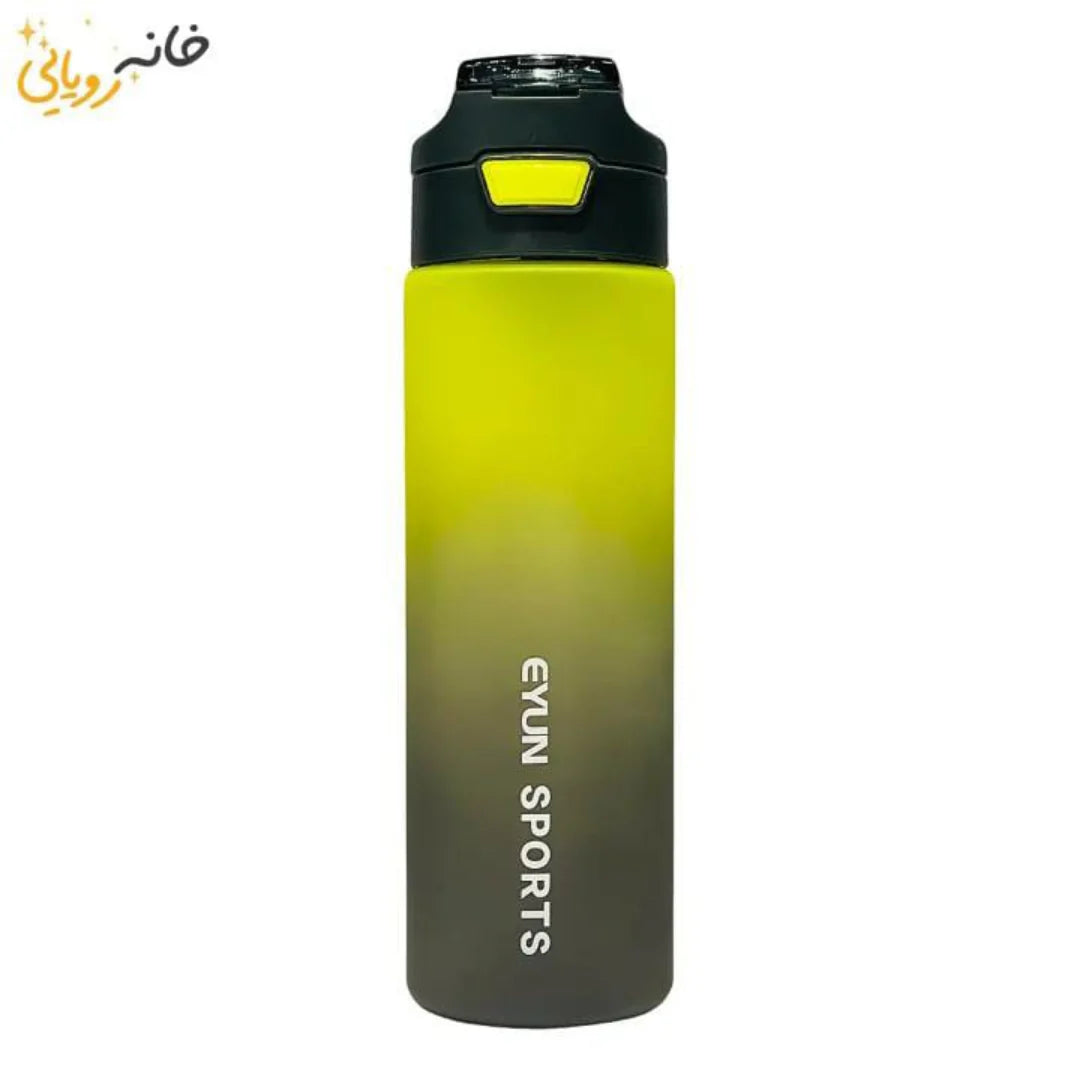 HydraSport 1000ml Leak-Proof Water Bottle with Antibacterial Straw & Carry Strap