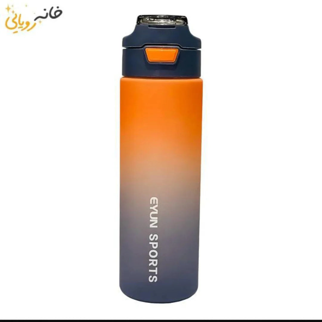 HydraSport 1000ml Leak-Proof Water Bottle with Antibacterial Straw & Carry Strap