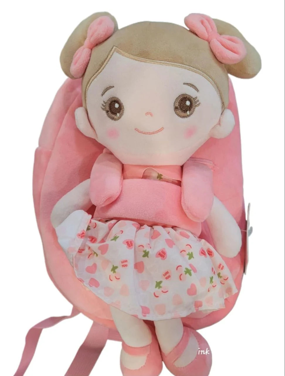 Character Plush Bag for Girls | Soft Stuff Doll Bag for School & Play | Perfect Toy Bag for Kids & Baby Girls