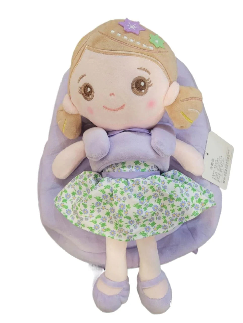Character Plush Bag for Girls | Soft Stuff Doll Bag for School & Play | Perfect Toy Bag for Kids & Baby Girls