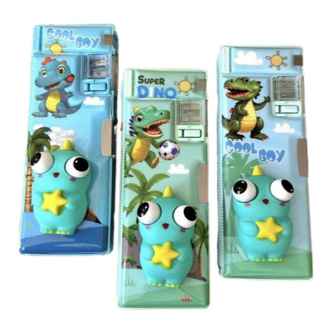 Eyes Wide Open Fun Diano Geometry Set - Magnetic Pencil Box Beautiful Design for Girls, Perfect for School