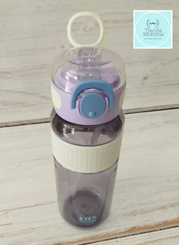 Reusable Plastic Water Bottle with Silicone Spout & Flip-Top Lid – Leak-Proof, BPA-Free Hydration Bottle