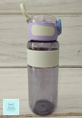 Reusable Plastic Water Bottle with Silicone Spout & Flip-Top Lid – Leak-Proof, BPA-Free Hydration Bottle