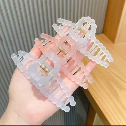 Transparent Hair Clip Claws for Women Girls Summer Sweet Crab Hair Barrettes Hairpins Headwear Party Hair Accessories Hairpins
