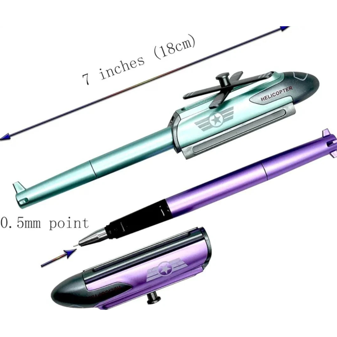 Helicopter Shape Gel Pen for Kids & Students – Fun Chopper Pen for Boys & Girls | Beautiful Gel Pen Design