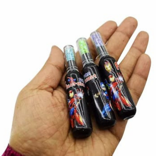 6-Pack Bottle-Shaped Highlighter Pens – Multicolor Funky Markers | Ideal for Birthday Return Gifts, Office Stationery & Kids | Fine Grip Marker Pens | Set of 6