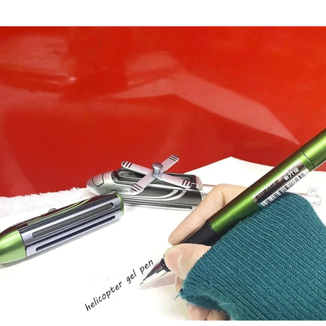 Helicopter Shape Gel Pen for Kids & Students – Fun Chopper Pen for Boys & Girls | Beautiful Gel Pen Design