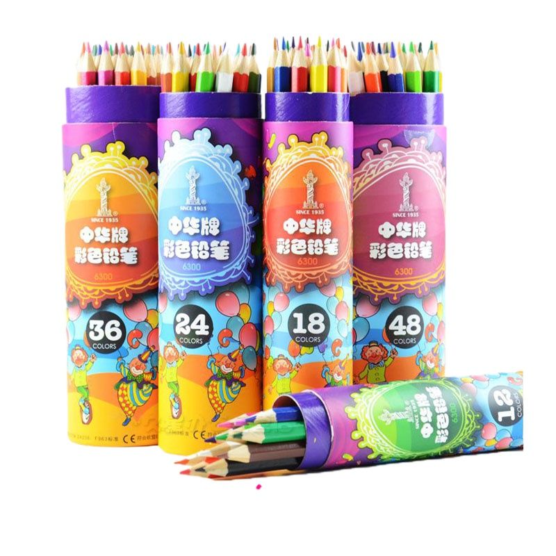 Genuine Colored Pencil Set for Kids & Students – Available in 12, 24, 36, Variants