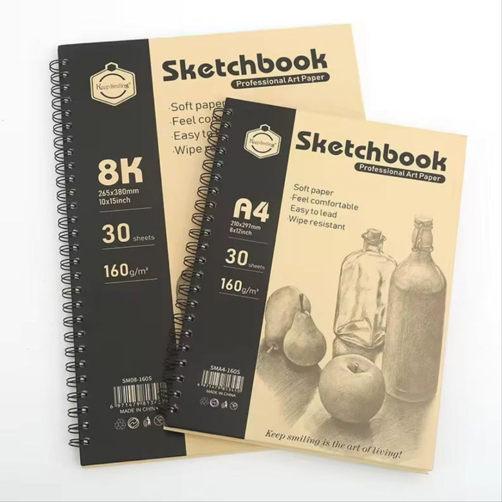Keep Smiling Professional Art Paper Sketch Book