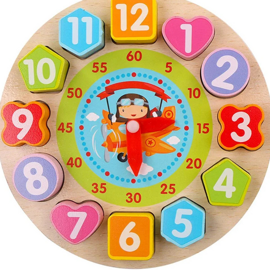 Wooden Puzzle Clock Toy for Kids | Fun Educational Activity for Ages 6+