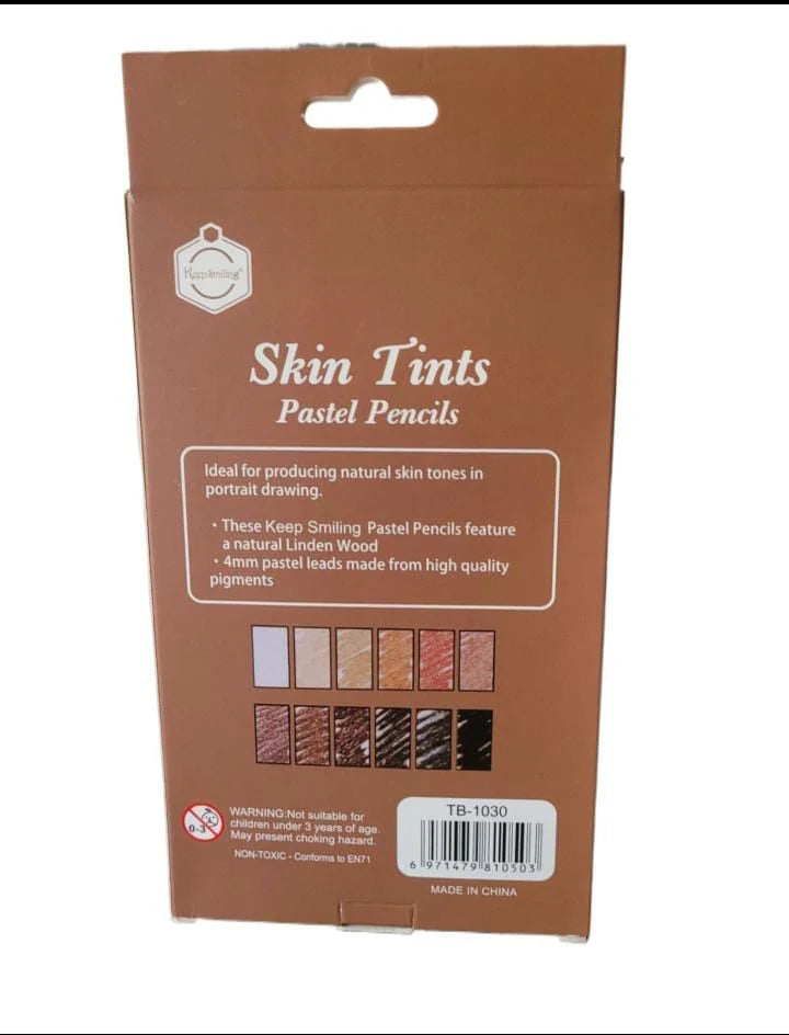 Keep Smiling Skin Tints Pastel Pencil - High Quality Skin Tone Shades
