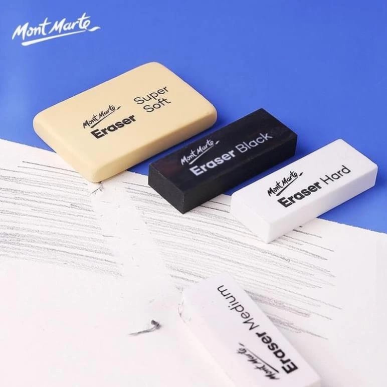 Mont Marte Artist Erasers Signature 4piecee  Professional Eraser Set