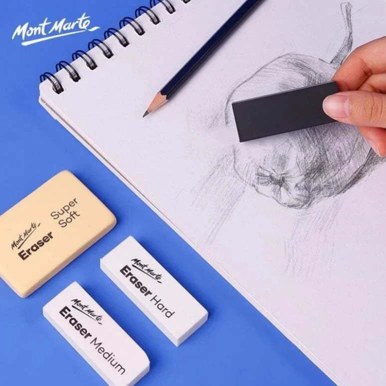 Mont Marte Artist Erasers Signature 4piecee  Professional Eraser Set