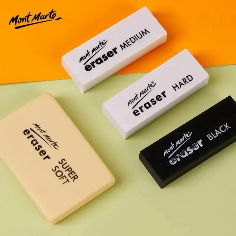 Mont Marte Artist Erasers Signature 4piecee  Professional Eraser Set