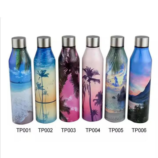 Stylish Printed Stainless Steel 500ml Insulated Water Bottle – Double Wall Vacuum Flask for High-Quality Temperature Retention