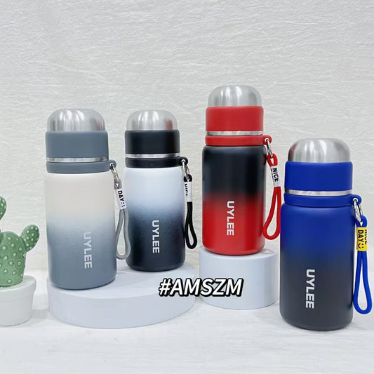 Portable 304 Stainless Steel Cup with Carrying Rope Sling – Durable, Lightweight Travel Mug for Camping, Hiking & Outdoor Use