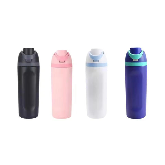 600ml Stainless Steel Insulated Water Bottle – Car Travel Thermos Flask for Hot & Cold Drinks, Sports, Office, Outdoor Use