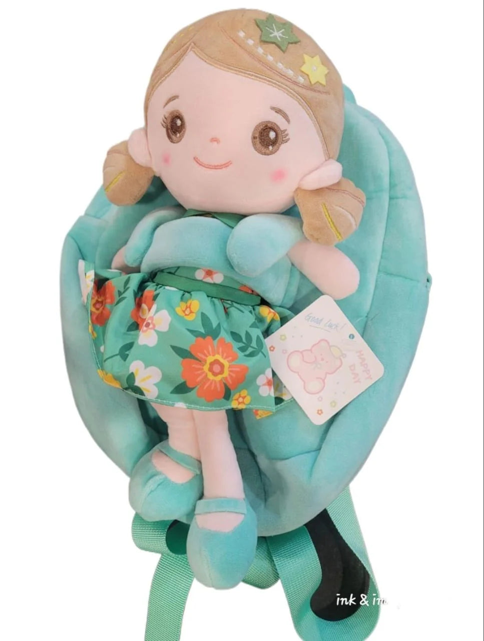 Character Plush Bag for Girls | Soft Stuff Doll Bag for School & Play | Perfect Toy Bag for Kids & Baby Girls