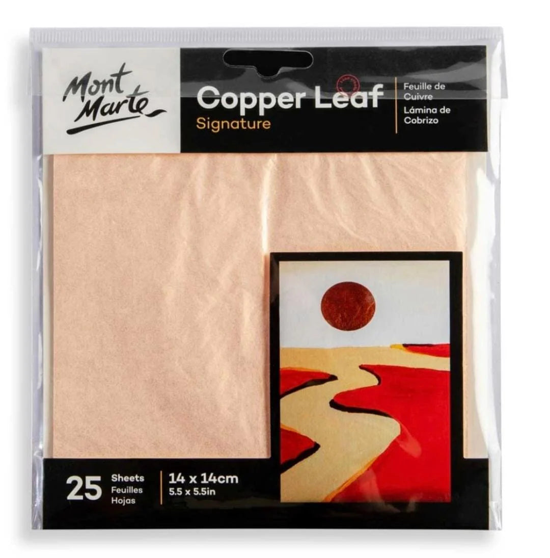 Mont Marte Copper Leaf Pack Of 25