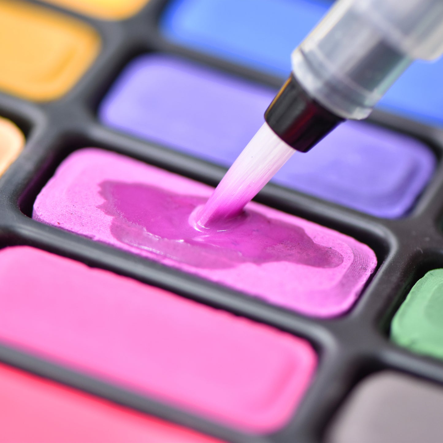 Keep Smiling Water Colours Set – 12, 18, 24, 36 Shades in Metal Box