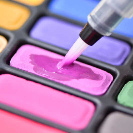 Keep Smiling Water Colours Set – 12, 18, 24, 36 Shades in Metal Box