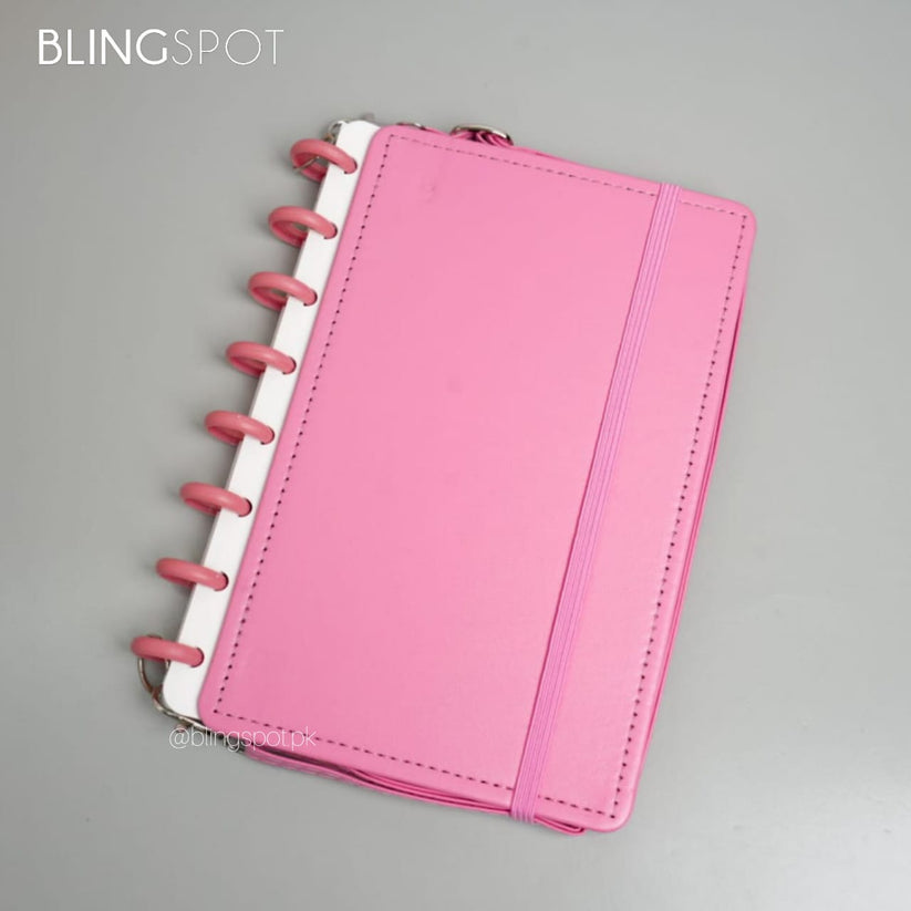 Trendy A5 Shoulder Bag Style Diary for Girls - Fun Faux Leather Journal with Strap, 160 Lined Pages, Elastic Closure, Available in Hot Pink, Yellow, Turquoise, Pastel Blue