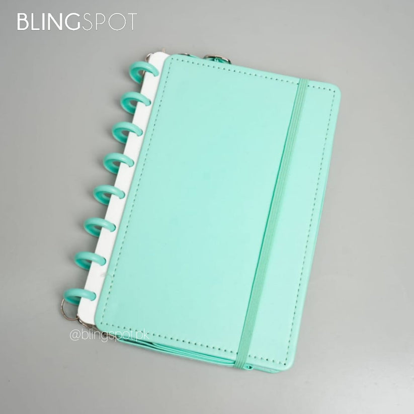 Trendy A5 Shoulder Bag Style Diary for Girls - Fun Faux Leather Journal with Strap, 160 Lined Pages, Elastic Closure, Available in Hot Pink, Yellow, Turquoise, Pastel Blue