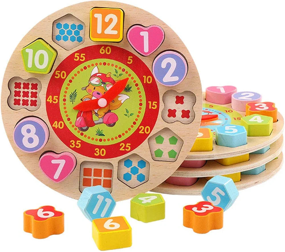 Wooden Puzzle Clock Toy for Kids | Fun Educational Activity for Ages 6+