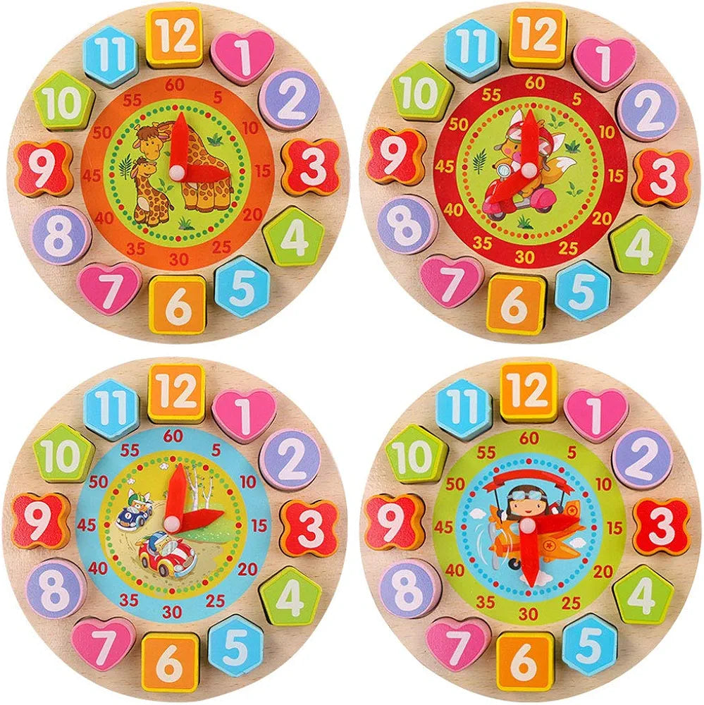 Wooden Puzzle Clock Toy for Kids | Fun Educational Activity for Ages 6+